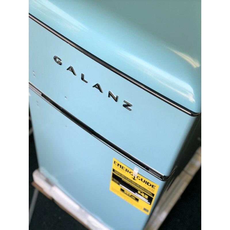 冷蔵庫 冷凍庫 88L 2ドア レトロ Galanz 3.1 cu ft Retro Mini Fridge