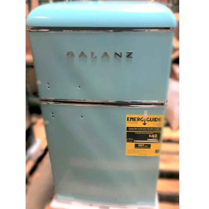 冷蔵庫 冷凍庫 88L 2ドア レトロ Galanz 3.1 cu ft Retro Mini Fridge