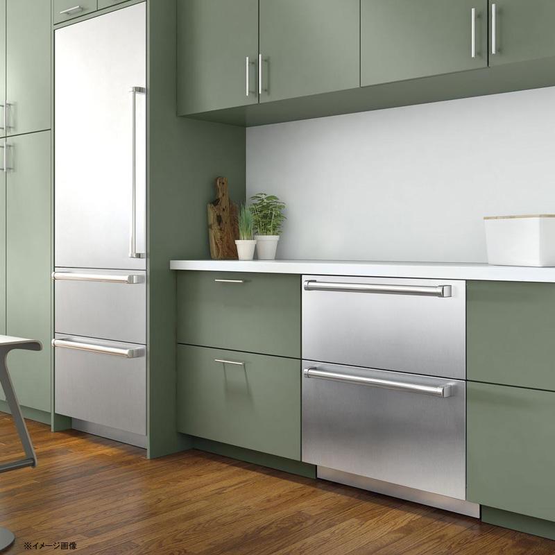 サブゼロ 冷蔵庫 冷凍庫 幅76cm ビルトイン 2段 引き出し式 パネル