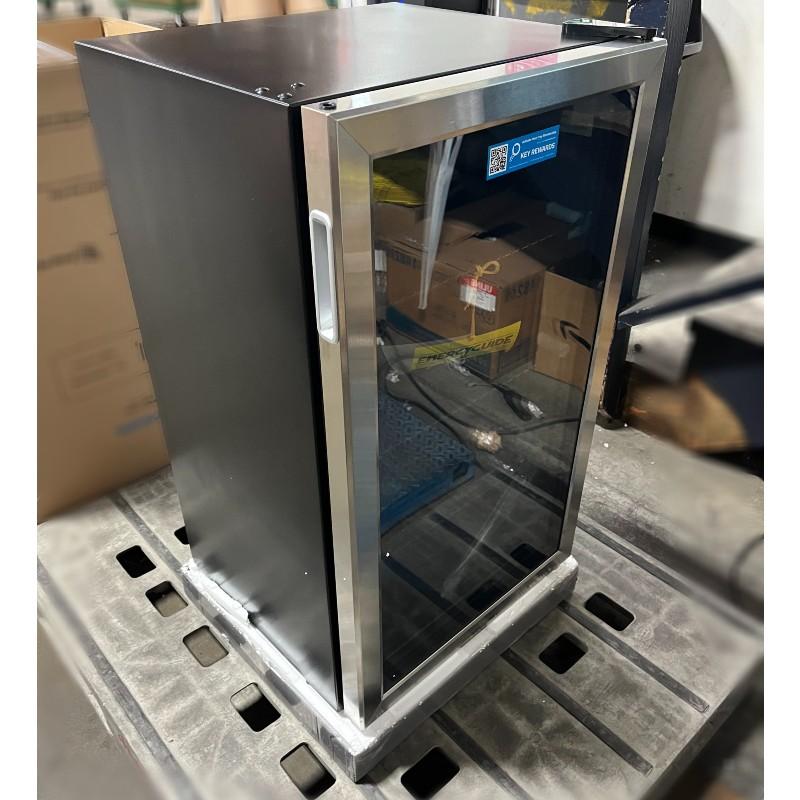 冷蔵庫 最大120缶 リバーシブル ガラスドア ステンレス オフィス 冷蔵庫 最大120缶 リバーシブル ガラスドア ステンレス オフィス