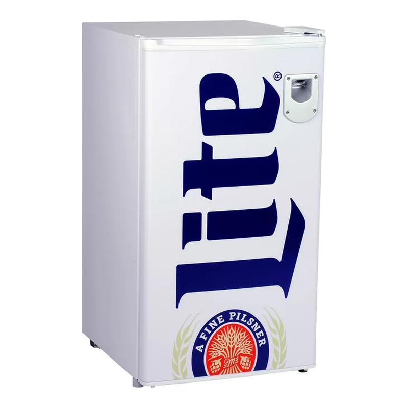 アンティーク 冷蔵庫 ミラービール ミラー ビール 冷蔵庫 90L コンパクト 栓抜き付 Koolatron Miller Lite