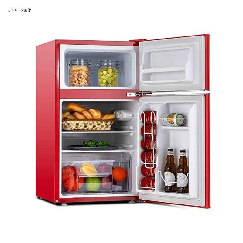 冷蔵庫 冷凍庫付 2ドア コンパクト 90L レトロ KUPPET Retro Mini