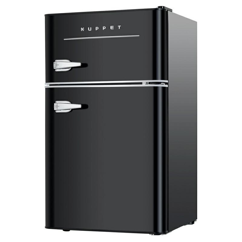 冷蔵庫 冷凍庫付 2ドア コンパクト 90L レトロ KUPPET Retro Mini
