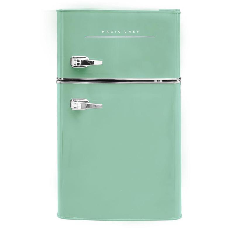 冷蔵庫 冷凍庫付 レトロ 2ドア コンパクト 90L Magic Chef Retro 3.2