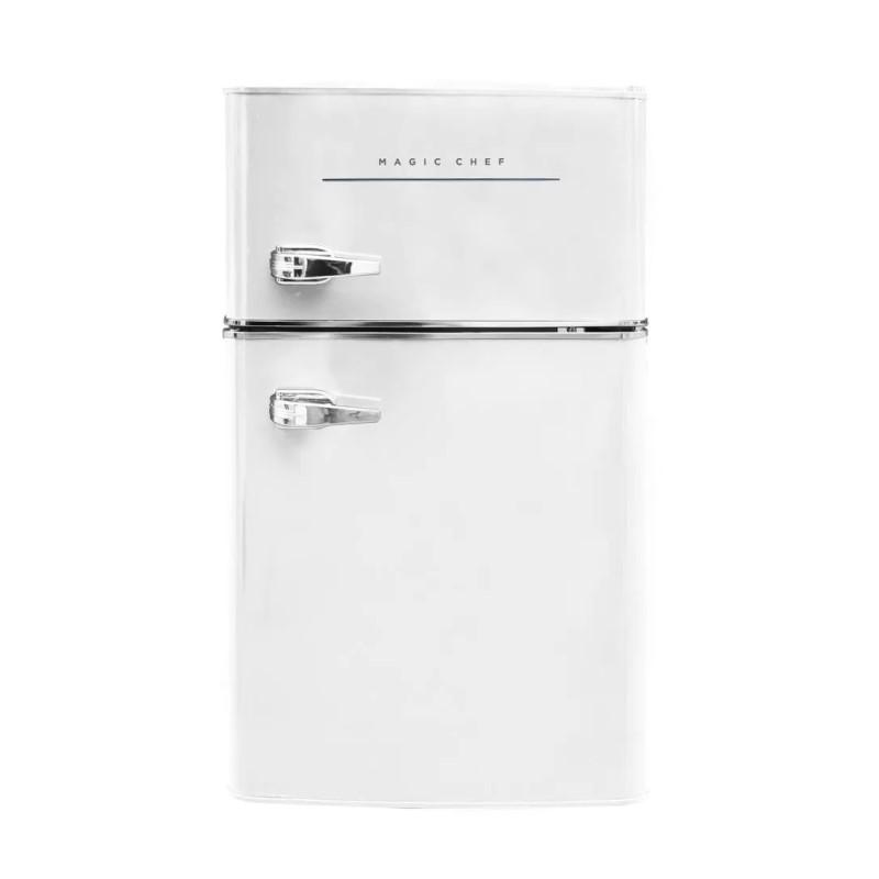 冷蔵庫 冷凍庫付 レトロ 2ドア コンパクト 90L Magic Chef Retro 3.2