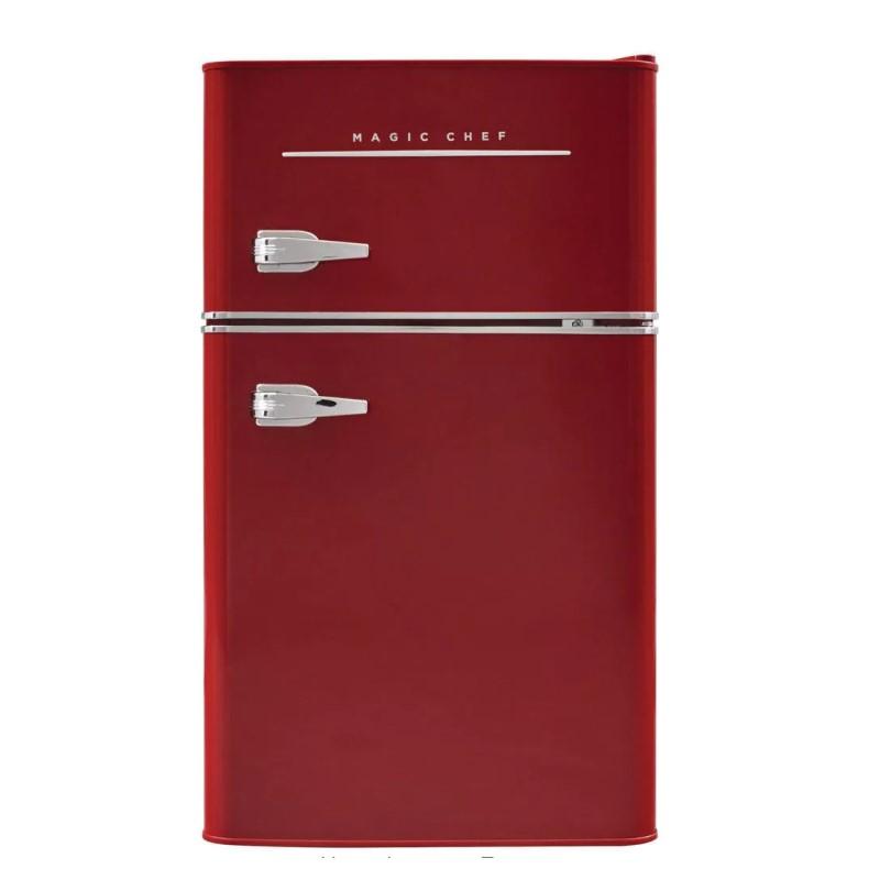 冷蔵庫 冷凍庫付 レトロ 2ドア コンパクト 90L Magic Chef Retro 3.2