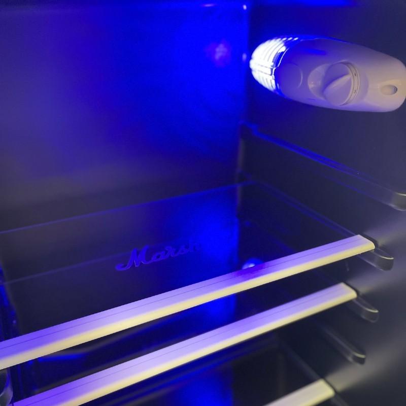 冷蔵庫 マーシャル アンプ型 スピーカー型 コンパクト Marshall Cubic-Foot Bar Fridge with Freezer, Bl|cakmkt|14