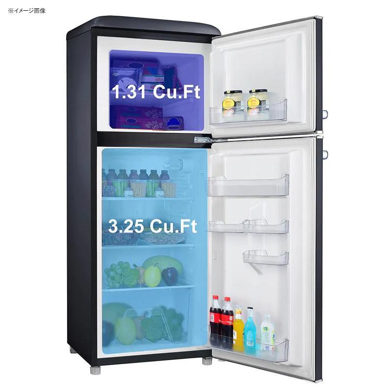 冷蔵庫 冷凍庫 130L 2ドア レトロ 4.6 cu. ft. Retro Mini Fridge with