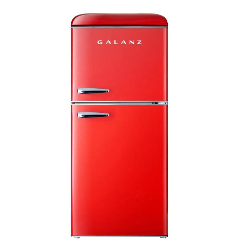 冷蔵庫 冷凍庫 130L 2ドア レトロ 4.6 cu. ft. Retro Mini Fridge with