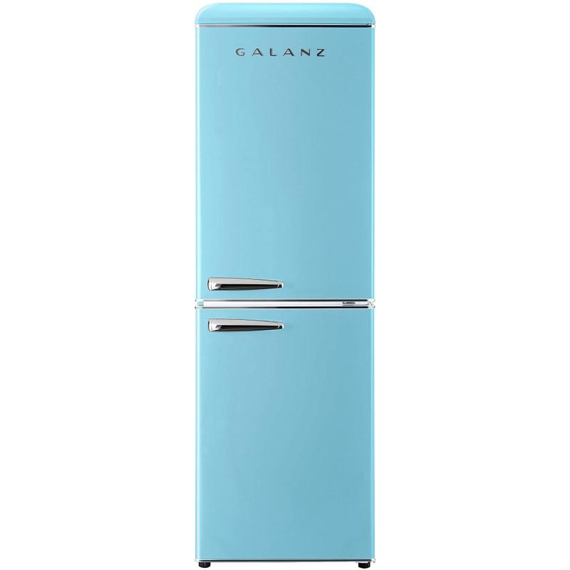 冷蔵庫 冷凍庫 210L 2ドア レトロ Galanz GLR74BRDR12 Retro Bottom