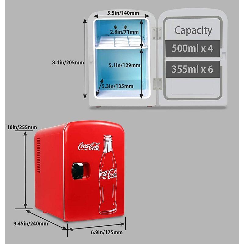 コカコーラ ミニ 保冷庫 6缶 4L 車載可 CocaCola Classic Portable 6 Can Mini Fridge Co 3026157カリフォルニアキッチンマーケット