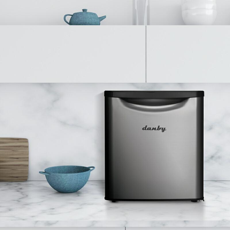 冷蔵庫 49L コンパクト ダンビー Danby DAR017A3BSLDB-6 1.7 Cu.Ft