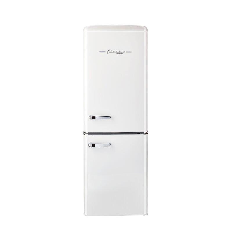 冷蔵庫 冷凍庫 2ドア 198L エナジースター 295kWh/年間 自動霜取り機能なし Retro 21.6 in. 7 cu. ft. Bottoの画像