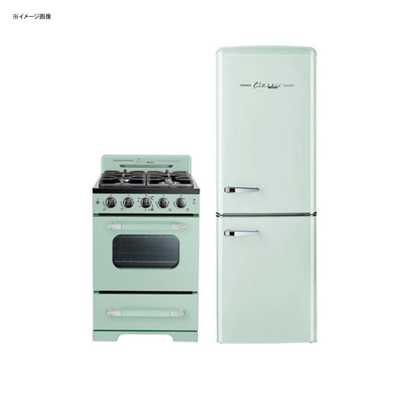 冷蔵庫 冷凍庫 2ドア 198L エナジースター 295kWh/年間 自動霜取り機能なし Retro 21.6 in. 7 cu. ft. Bottoの画像
