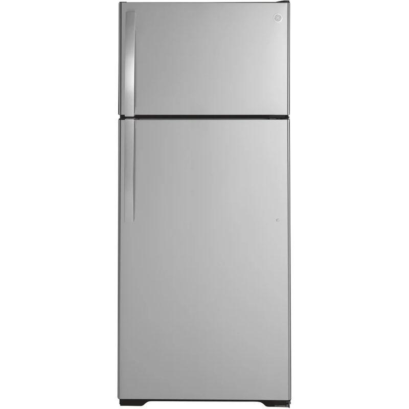 GE 冷蔵庫 冷凍庫 496L 指紋防止 ステンレス 幅71cm LED照明