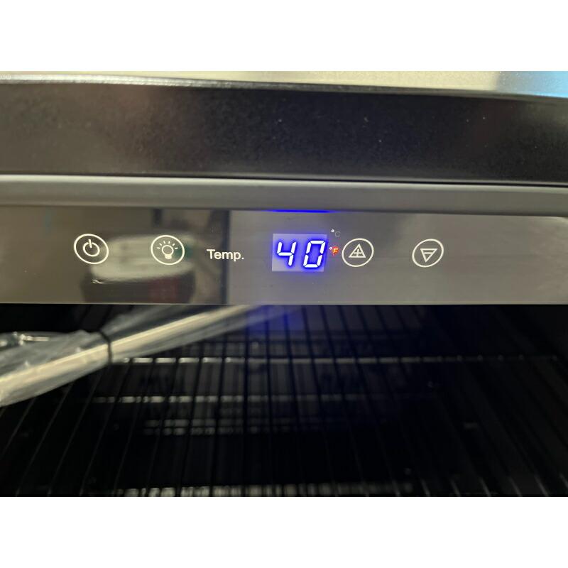 冷蔵庫 180缶 ビルトイン可 アンダーカウンター 幅60cm 130L ガラスドア ステンレス Yeego 24 Inch Beverage Refの画像