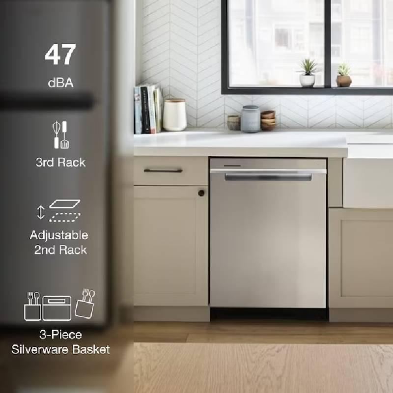 食洗機 ビルトイン ステンレス Whirlpool 24 in Built-In Tall Tub 