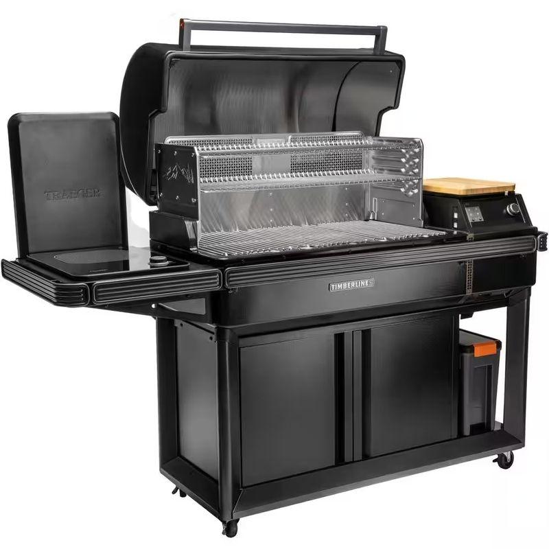 ペレットグリル 燻製機 トレガー デジタル スモーカー IH 肉用プローブ キャスター付 TRAEGER TIMBERLINE XL 家電【代引不可】｜cakmkt｜06