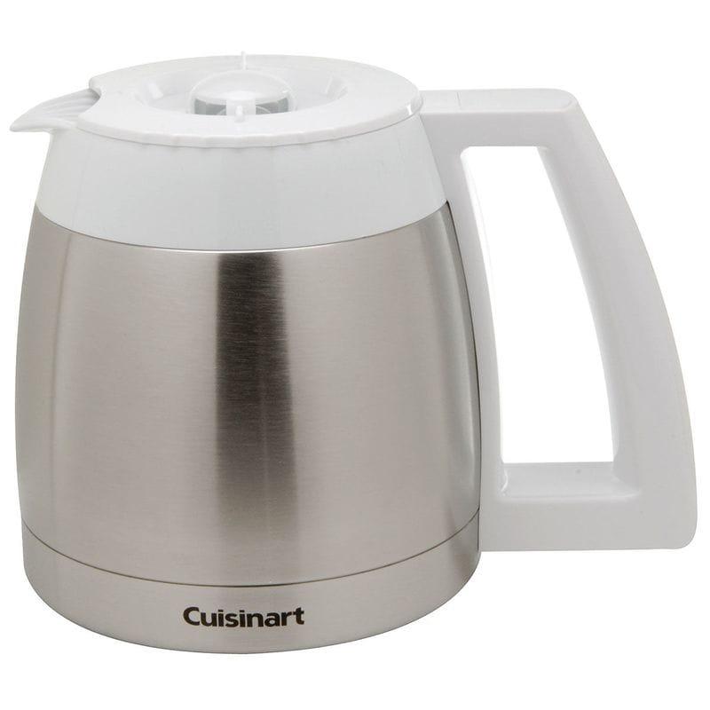 クイジナート コーヒーメーカー用 パーツ 部品 ステンレスカラフェ ホワイト Cuisinart Thermal Carafe for 10