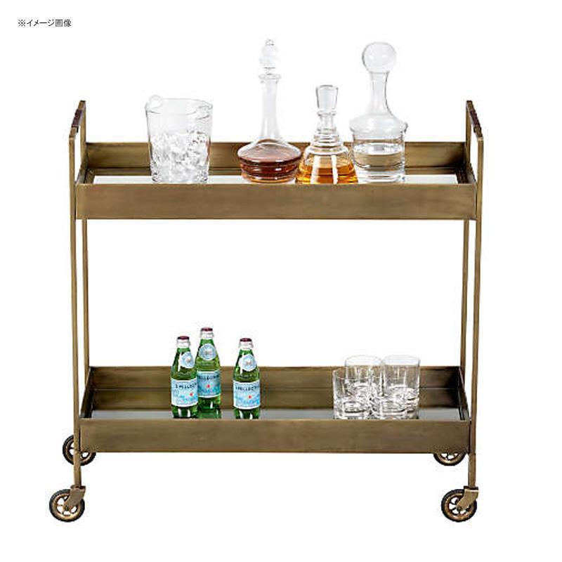 バーカート 幅84cm アンティークブラス 限定モデル Crate and Barrel 
