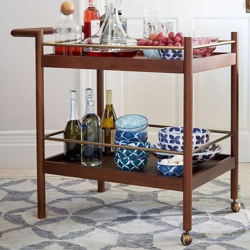 ミッドセンチュリー デザイン キッチンワゴン カート Mid-Century Bar 