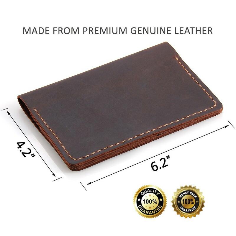 ノート用レザーカバー ハンドメイド ビンテージレザー 9×14cm モレスキン カイエ ジャーナル POCKET ポケットサイズ Leather Joの画像
