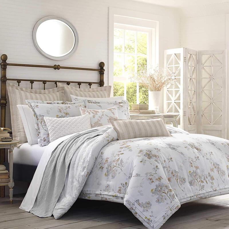 在庫あり 即納 ローラアシュレイ コットン リバーシブル コンフォーター 枕カバーセット 花柄 ナチュラル 再再販 Oldweb15 Freelancefordreams Com