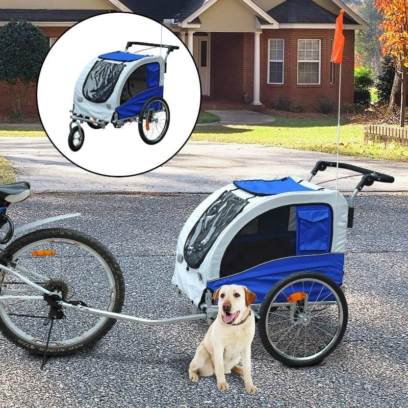 サイクルトレーラー 自転車用ペットカート ペットキャリー 犬や動物 Aosom Elite Ii Pet Dog Bike Bicycle Trail カリフォルニアキッチンマーケット 通販 Yahoo ショッピング