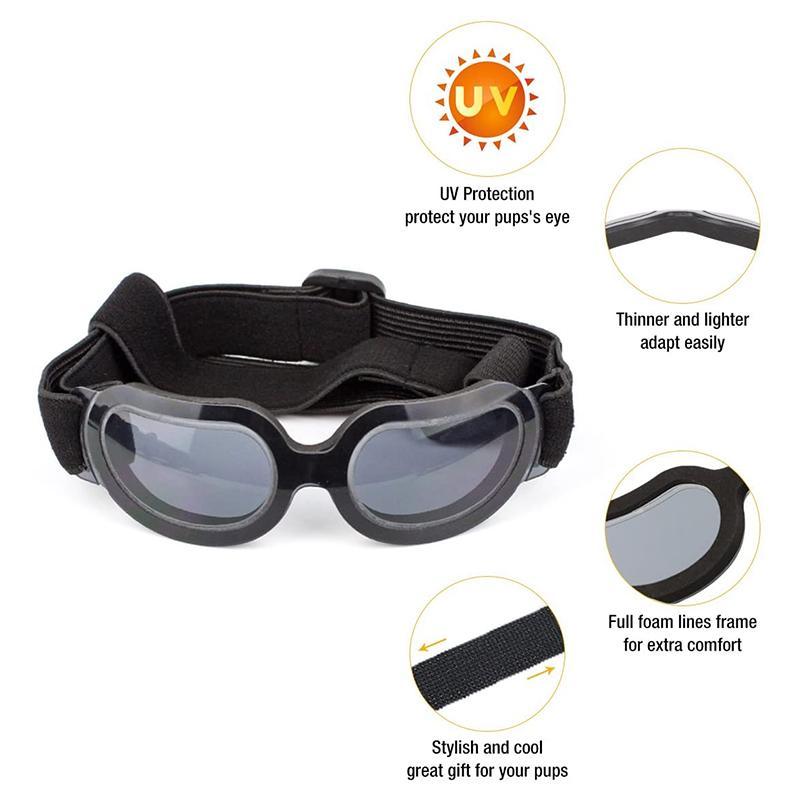 ペット用 ゴーグル サングラス 防水 防塵 UVレンズ ドッグ キャット 犬 猫 Namsan Dog Goggles Small to Medium