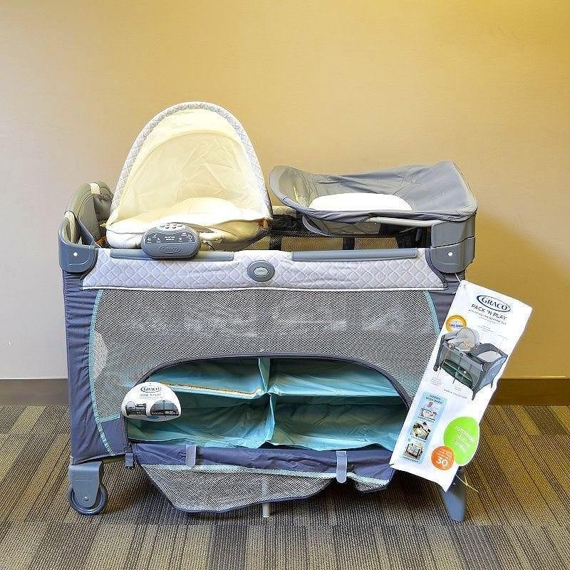 グレコ GRACO プレイヤード ベビーベッド プレイヤード 寝具 寝具 新生児 赤ちゃん Napperstation DLX ベビー用寝具