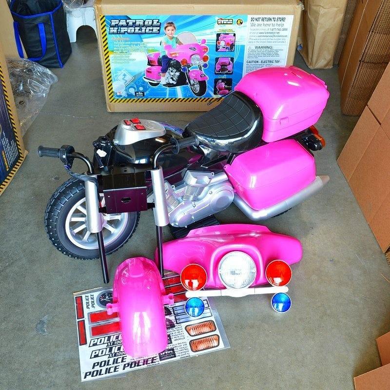 本格派ま 対象年齢5 9才 12vバッテリー付 オートバイ キッドモーターズ 電動カー ピンク オートバイ ピンク 乗用玩具一般 カリフォルニアキッチンマーケット