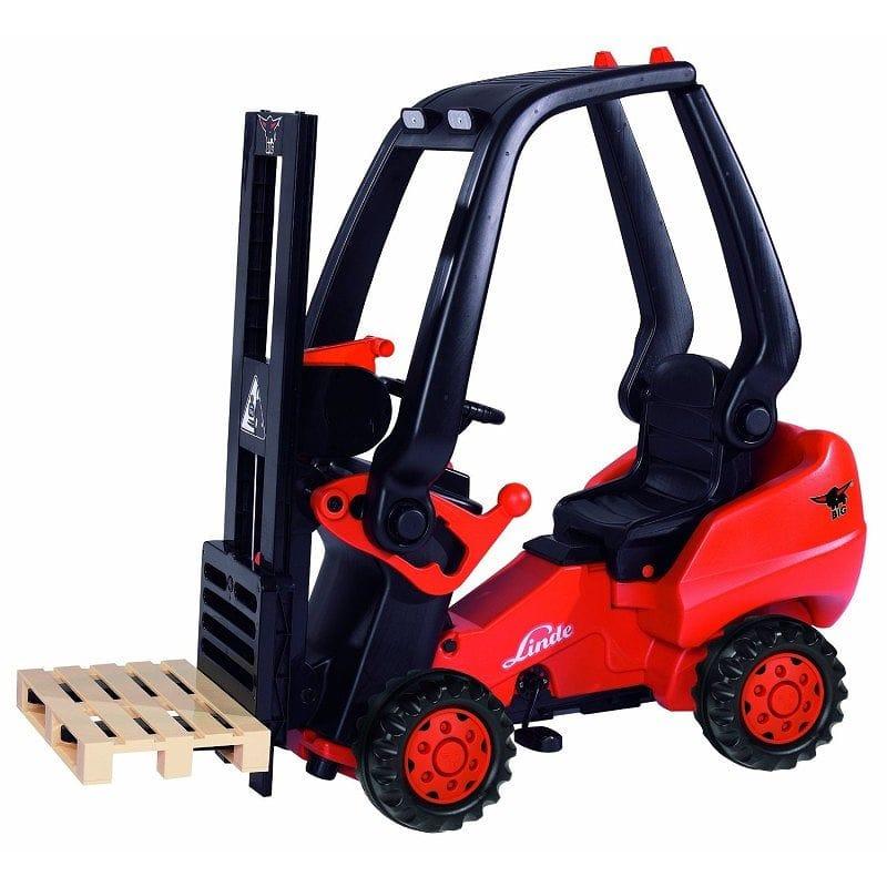 子供用ペダル式フォークリフト Big Kids Play Vehicles Linde Forklift