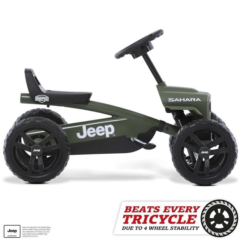 乗用玩具 ペダルゴーカート ジープ サハラ 乗り物 BERG Buzzy Jeep