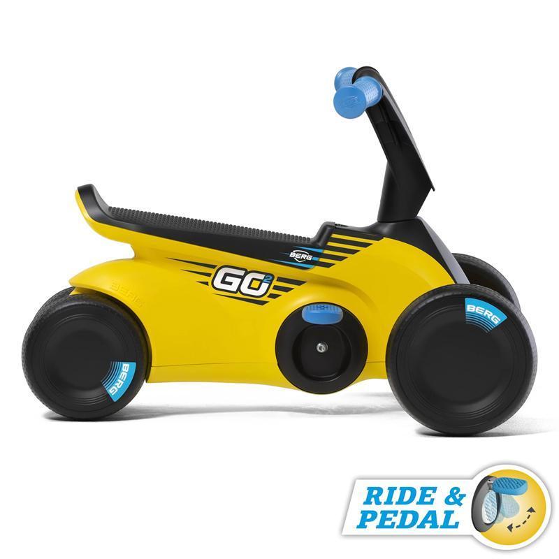 乗用玩具 プッシュカー ペダルゴーカート 2〜5歳 乗り物 BERG Toys GO2 SparX 2-In-1 Pedal Go-Kart｜cakmkt｜02