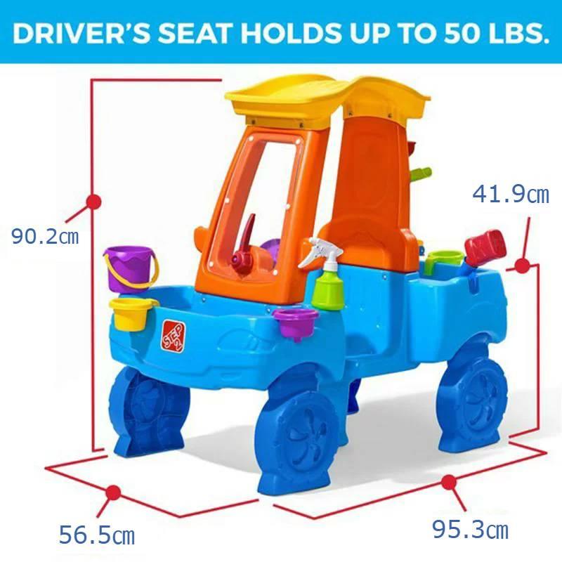 水遊び 洗車 ごっこ 遊具 アメリカ製 Step2 Car Wash Splash Center_1