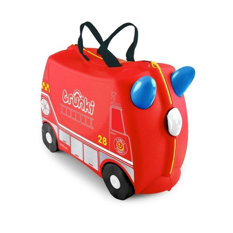 新品未使用☆レア♪トランキ Trunki スーツケース 消防車 トランキ 子供用スーツケース 消防車 赤 レッド 乗って遊べる 座れる