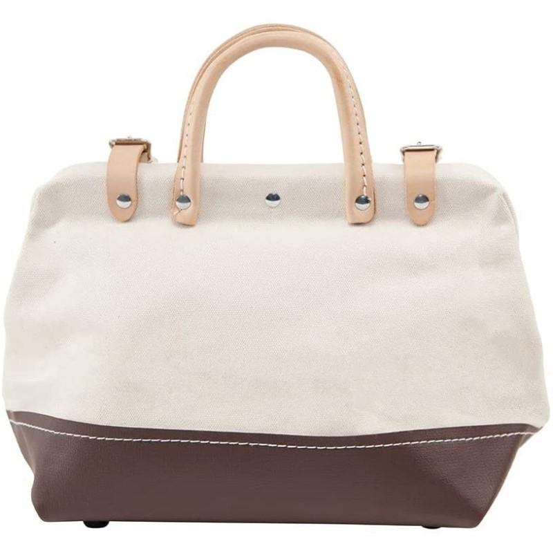 デラックス キャンバスバッグ ナチュラル ツールバック トートバック Klein Tools Heavy Duty Natural Canvas Toの画像