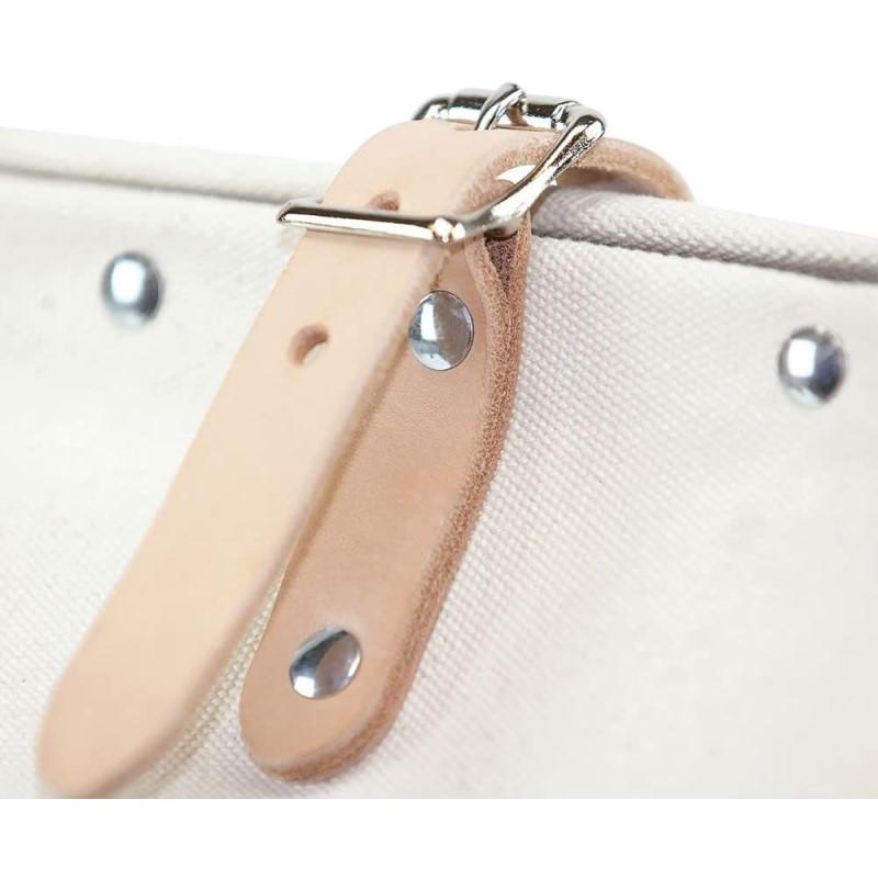 デラックス キャンバスバッグ ナチュラル ツールバック トートバック Klein Tools Heavy Duty Natural Canvas Toの画像