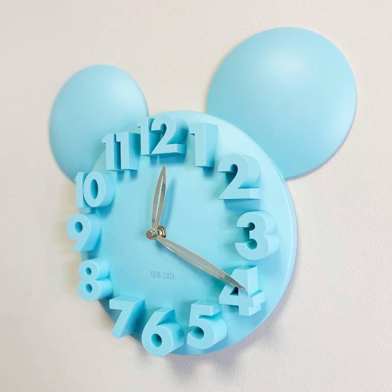 3Dウォールクロック ミッキーマウス ディズニー 壁掛け 時計 MEIDI