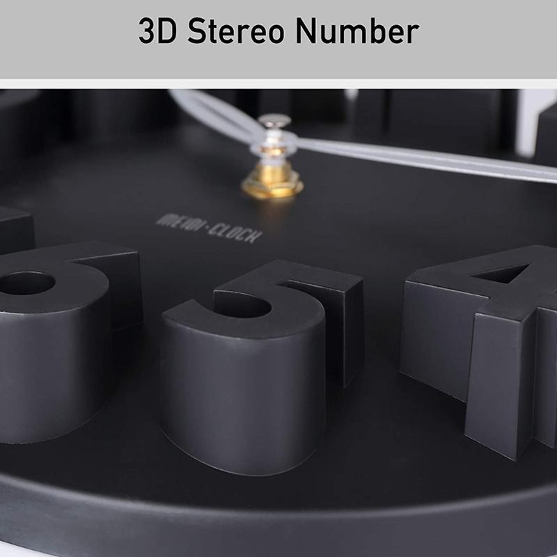 3Dウォールクロック ミッキーマウス ディズニー 壁掛け 時計 MEIDI