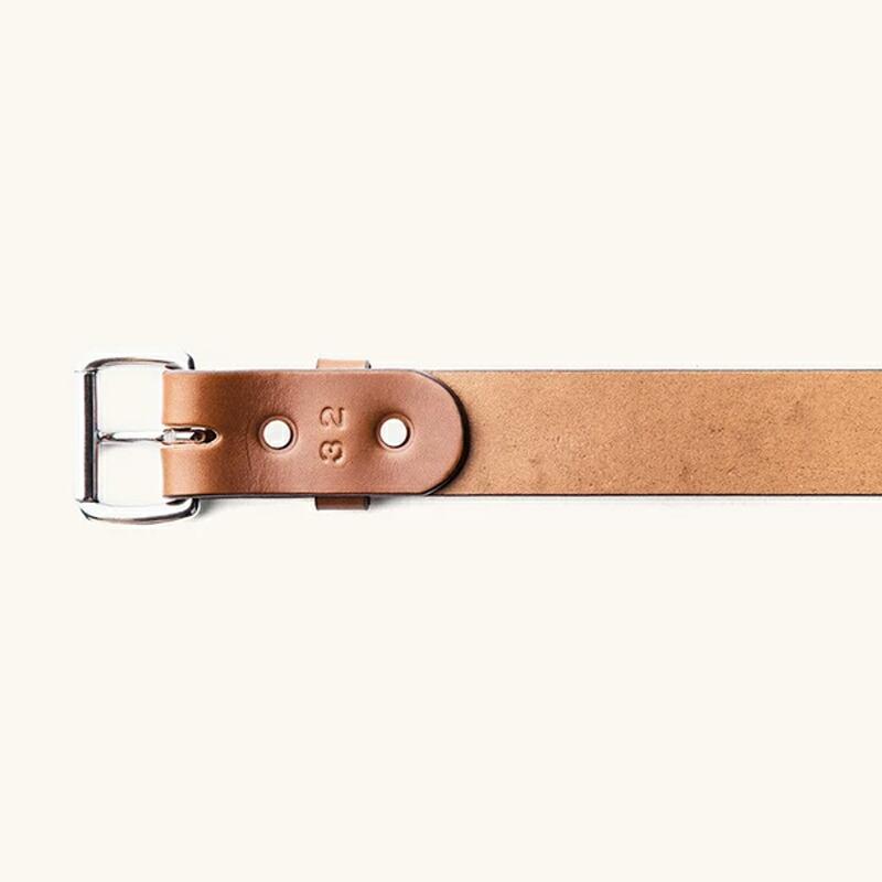 USA製 TANNER GOODS レザー ダブルリング ベルト 茶系 表記38 USA製 TANNER GOODS レザー ダブルリング ベルト 茶系 表記38