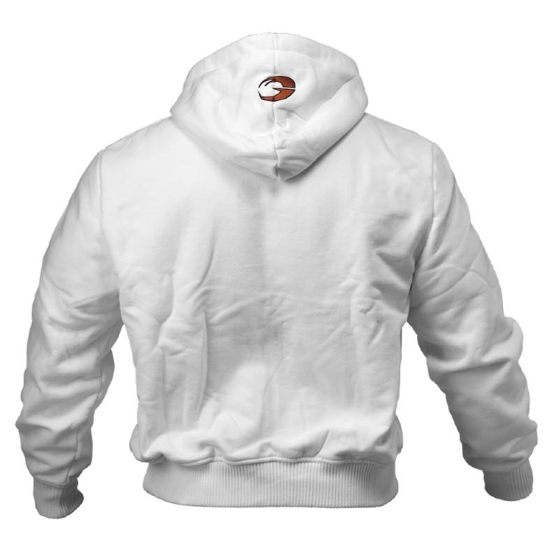 GASP ロゴ パーカー フーディー ジム トレーニング 筋トレ 1.2 Ibs (0.54kg) hoodie, Greyの画像