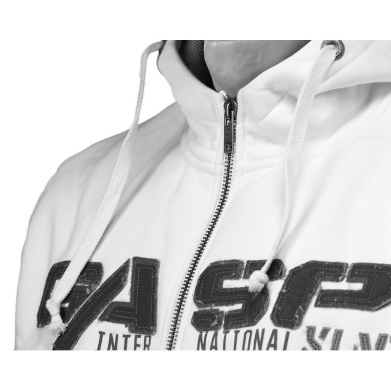 GASP ロゴ パーカー フーディー ジム トレーニング 筋トレ 1.2 Ibs (0.54kg) hoodie, Greyの画像