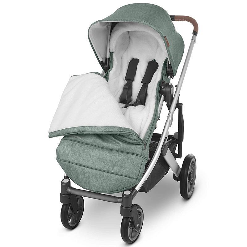美品 UPPAbaby 防寒用のフットマフ UPPAbaby ベビーカー用 フットマフ 防寒 フリース フード付