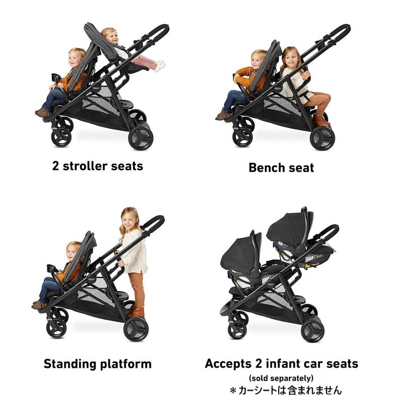 GRACO２人乗りベビーカー Ready2Grow レディ２グロウ Graco Ready2Grow 2.0 Double Stroller - Perkins : Target