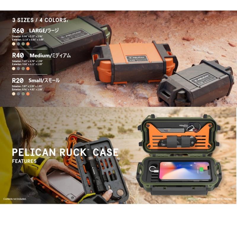 保護 ケース 防水 耐摩耗 耐衝撃 ペリカン 3サイズ アウトドア Pelican Personal Utility Ruck Case 3Sizeの画像