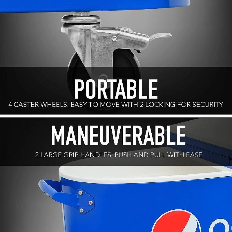 Pepsi-Cola クーラーボックス シルバー　ペプシ 楽天市場】【中古】Vintage Aluminum Pepsi Cooler ヴィンテージ