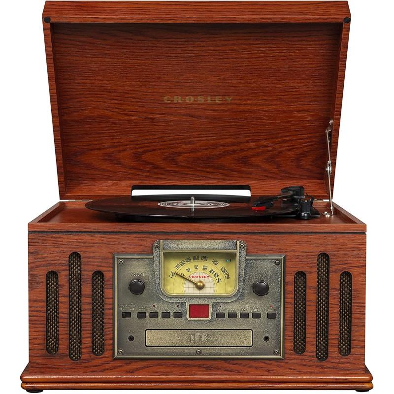 クロスリー ラジオ レコードプレーヤー Cdプレーヤー カセットデッキ Aux Bluetooth Crosley Cr704d Pa Musician 3 Speed Turntable With Radio Cd C カリフォルニアキッチンマーケット 通販 Yahoo ショッピング