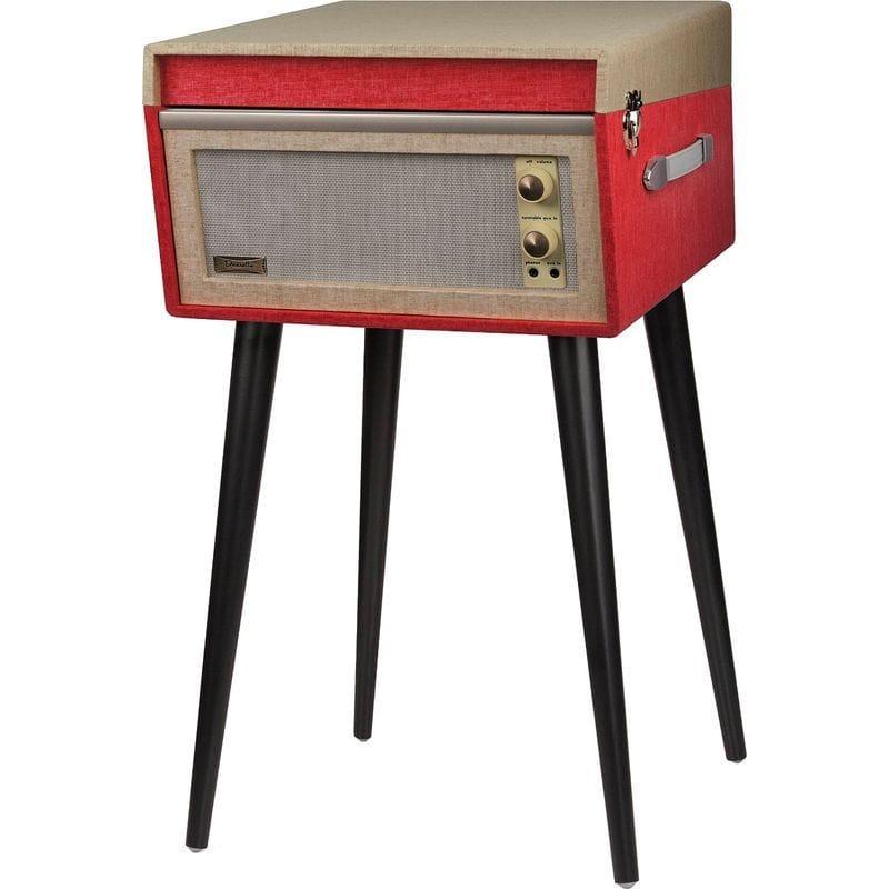 クロスリー バミューダ ポータブル ターン テーブル 赤 Crosley CR6233A-RE Dansette Bermuda Portable Tの画像