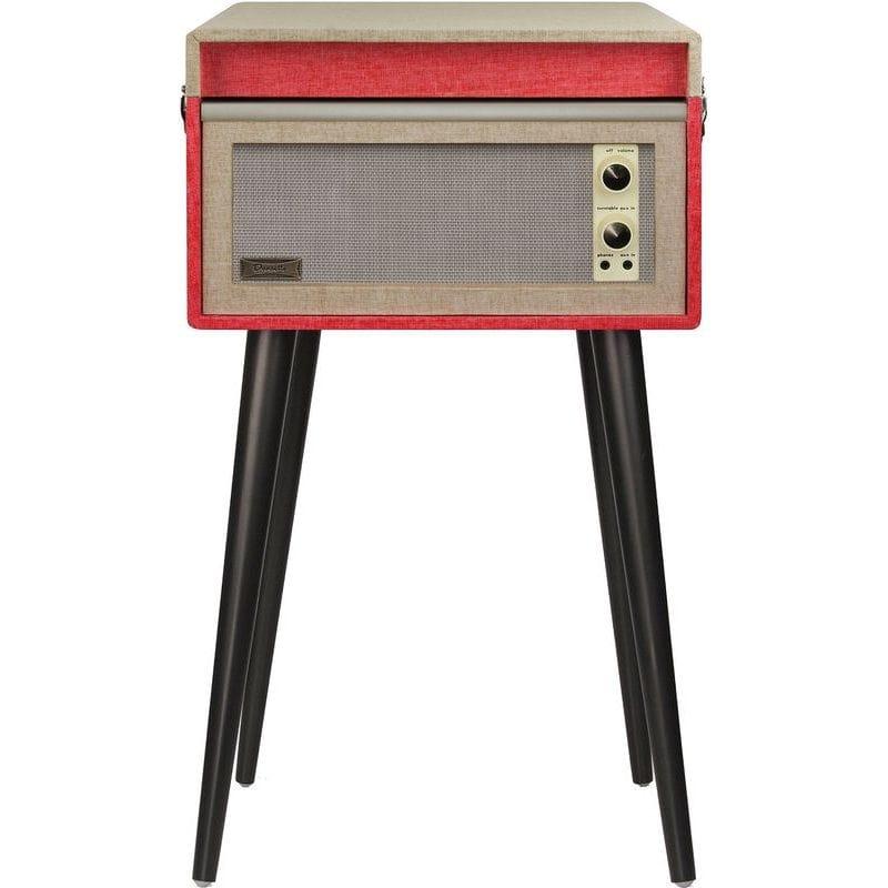 クロスリー バミューダ ポータブル ターン テーブル 赤 Crosley CR6233A-RE Dansette Bermuda Portable T｜cakmkt｜03